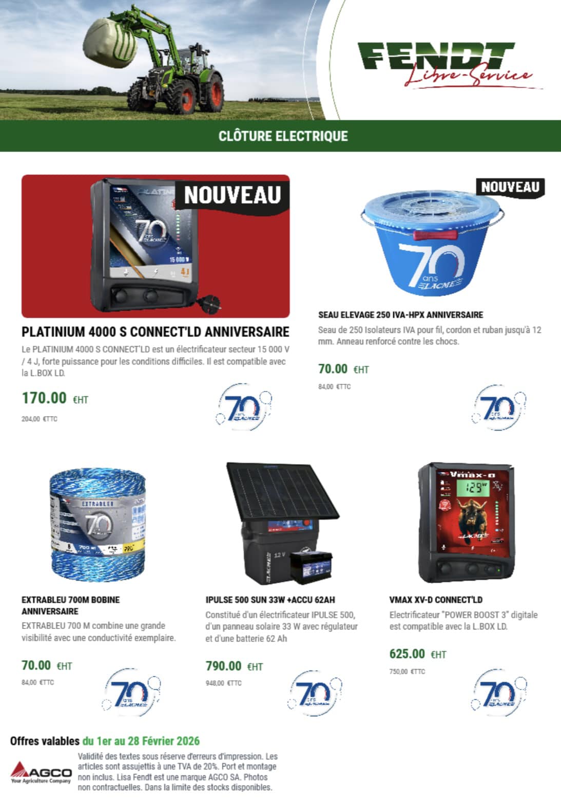 Promo jusqu’au 28 février 2026 uniquement dans nos agences Bosson SA, profitez-en !